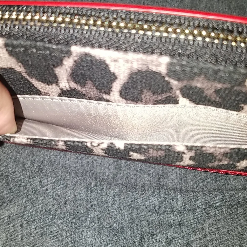 Coach NWT Leopard Print Ocelot Zip Wallet Wristlet